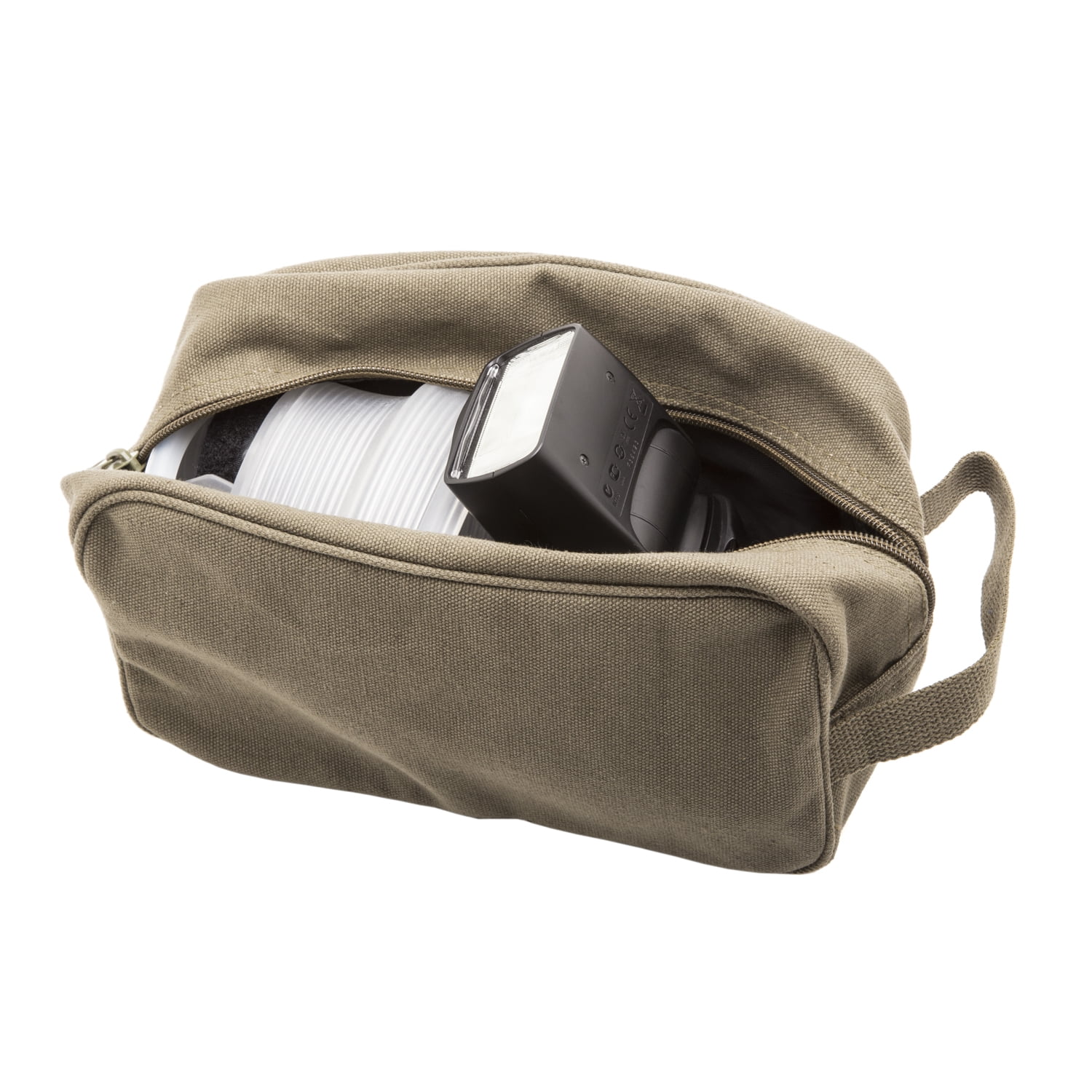 Sci Fi Alien Head Canvas Shower Kit Travel Toiletry Bag Case