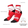 thumbnail image 6 of Pofeuu Saying Ho Ho Ho Print 30cm Socks, Adult Running Hiking Socks for Youth and Adult, 6 of 7
