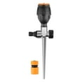 thumbnail image 2 of Xihbxyly Aspersor de Jardín de Aleación, Rotación Automática de 360°, Inserción de Suelo de 4 Puntos, Rociador Ajustable Que Ahorra Agua, Cobertura de Área Extensa, Fácil Instalación, Cuidado Del Cés, 2 of 7