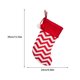 thumbnail image 4 of Kearding Tejer medias de bola de pelo de Navidad calcetines de punto de vacaciones árbol de Navidad fiesta en casa colgante colgante decoración de Kits de decoración para fiestas Rizado blanco rojo Kearding HA069970-01, 4 of 6