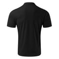 Lichda Men's Stylish Black Golf Shirts Big and Tall Golf Shirts for Men