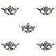 thumbnail image 1 of Qarigey Accesorios de media cara Retro Prom Masquerade Bola veneciana Fiesta Rendimiento Danza Decoración Halloween plata antigua Type2 NO2 Qarigey CBP373014, 1 of 5