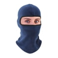 thumbnail image 2 of Homeya Balaclava Winter Ski Mask - Windproof, Breathable, Thermal Fleece - Head, Face & Neck Protection - Men & Women - Ideal for Skiing, Snowboarding, Riding & Cold Weather Outdoor Activities - Blue, 2 of 7