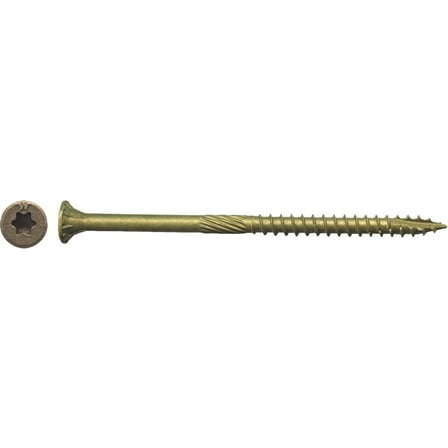 Big Timber 5015823 No.9 x 3 in. Star Wood Screws, Bronze - 26.6 lbs - Pack of 2000