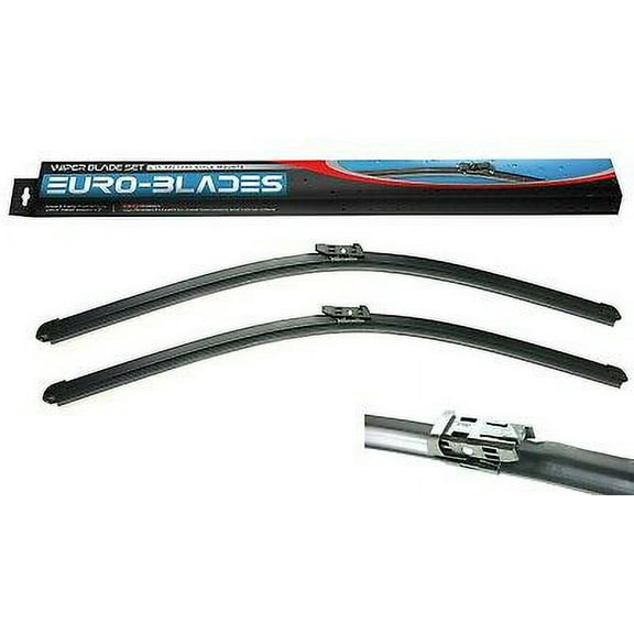 EURO-BLADES Front Windshield Wiper Blades Set of 2 22 22 for VW BEETLE 5C1955425 2012-19