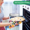 thumbnail image 2 of Yayeee Pot Holders Kitchen Heat Resistant with Pocket 7"x9.8" Cotton Oven Cooking Hot Pads, Pink Floral Blooms, 2 of 7