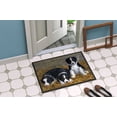 thumbnail image 4 of Carolines Treasures ASA2196JMAT Border Collie Puppies Indoor or Outdoor Mat- 24 x 36, 4 of 4