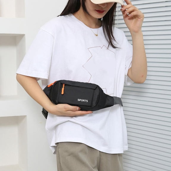 Outoloxit Large Capacity Waterproof Fanny Pack for Men and Women, Adjustable Strap Lightweight Crossbody Waist Bag for Outdoor Sports Hiking Travel