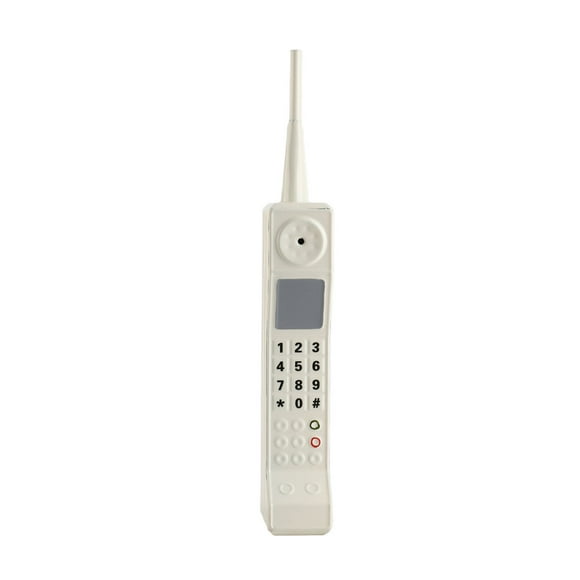 Adorno de decoración de teléfono celular retro vintage portátil ligero, material de jierro, modelo decorativo que no Destiñen, diseño vívido, para decoración del hogar y la