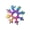 Colorful, variant on 18-in-1 Stainless Steel Snowflakes Multi-tool Herramienta 18 En 1 Multifunctional Tool Copo De Nieve Llave Multiusos