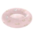 thumbnail image 2 of Iauyy Pet Couch Donut Cat Bed for Indoor Cats/Small Dogs Washable & Machine with Non-slip Bottom Calming Cat Furniture, Cute Face (M), 2 of 8