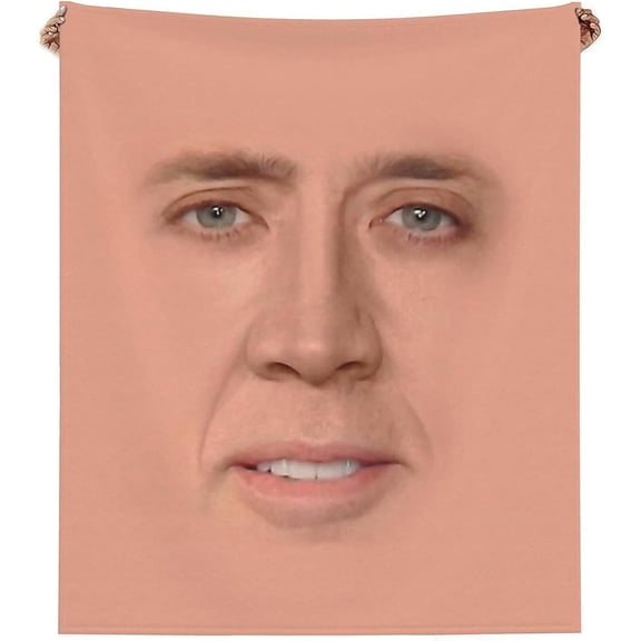 Funny Face Ultra Soft 60"X50" Flannel Fleece Throw Blanket Cozy All - Season Essential for Couch, Bed, Sofa Fuzzy Plush Home Decor for Living Room & Bedroom