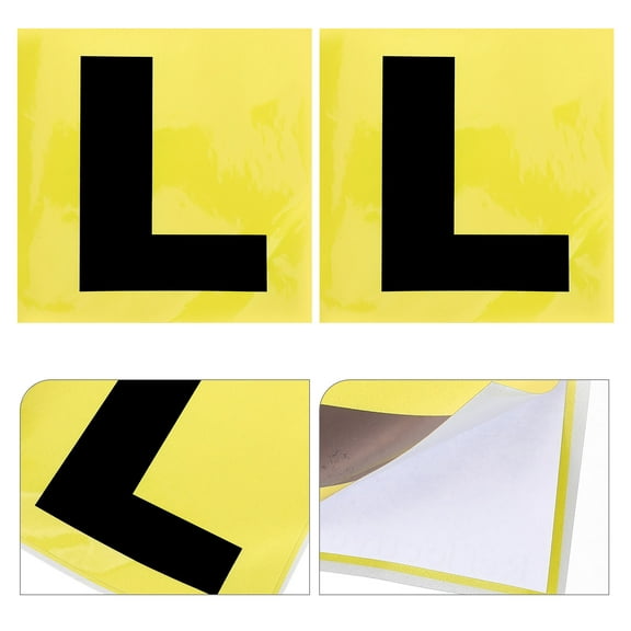 HEANUJJ 2Pcs Reflective Warning Stickers Safety Improvement for All Weather Conditions