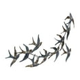 thumbnail image 5 of DecMode Blue Metal Flying Flock Of Bird Wall Decor, 5 of 8