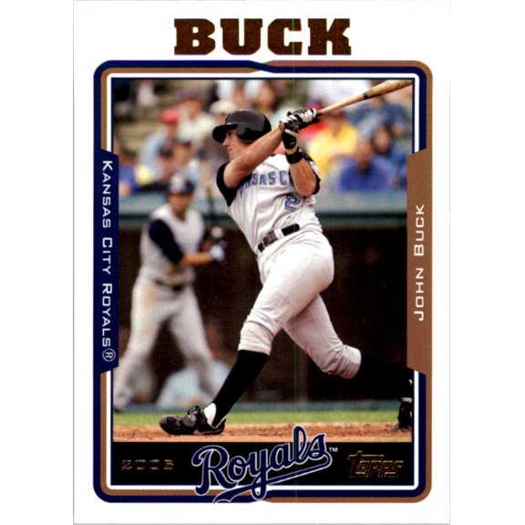 Collectible 2005 Topps #444 John Buck MLB Baseball Trading Card