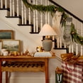 thumbnail image 3 of Thymes Frasier Fir Candle - Gilded Collection - Wood Grain Ceramic Design with 24-Karate Gold Rim - Mountain Fresh Fragrance - El, 3 of 9