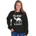 thumbnail image 4 of Hump Day Funny Wednesday Camel Gym Unisex Plus Fleece Graphic Sweatshirt Brisco Brands 2X, 4 of 5