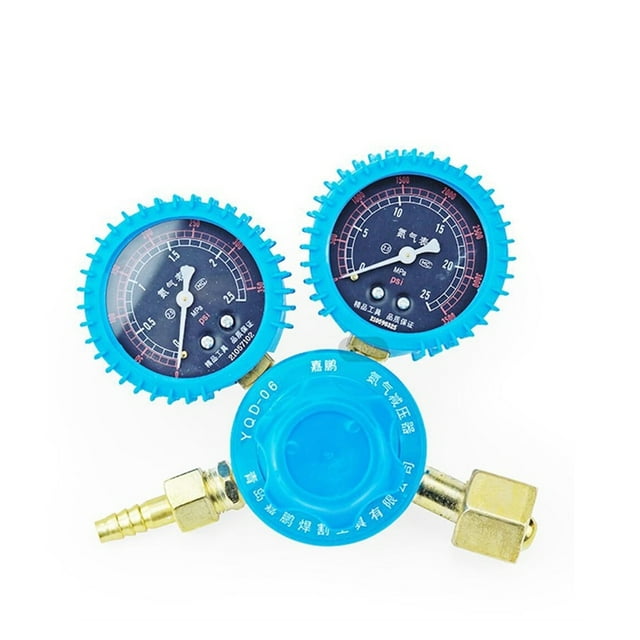Oxygen/Propane/Acetylene/Nitrogen Pressure Regulator Mig Flow Meter Gauge CO2 Reducer Valve Welding Fit Gas Torch Cutting ,Easy Installation