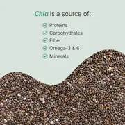 Santo Remedio Nopal Chia, Prickly Pear Cactus and Chia Powder Dietary Fiber Supplement, 60 Capsules, 30 Servings per Container