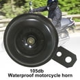 thumbnail image 2 of Soumake Universal Motorcycle ATV Electric Horn 12V 105db Waterproof Round Loud Speaker, 2 of 4