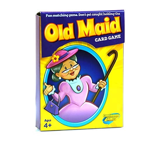 Juego de cartas clásico Continuum Games Old Maid Diversión para niños de 4 años en adelante