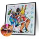thumbnail image 2 of Cuadros Decorativos Kit de póster de mujer gorda de felicidad 5D con pintura de diamante de taladro Tmvgtek embutido en tela, 2 of 7