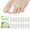White, variant on Bukihome Silicone Gel Toe Sleeves - 24 Pack Toe Protectors for Hammer Toes, Corns, Calluses & Blisters, Toe Tube Pads for Pain Relief, Multi-Size, Beige