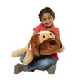 thumbnail image 3 of Melissa & Doug Cuddle Dog Jumbo Plush Stuffed Animal with Activity Card, 3 of 6