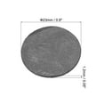 thumbnail image 2 of Uxcell Round Graphite Block Disk Ingot Graphite Electrode Plate 23x1.2mm for Melting Casting, Electrolysis, Pack of 10, 2 of 4