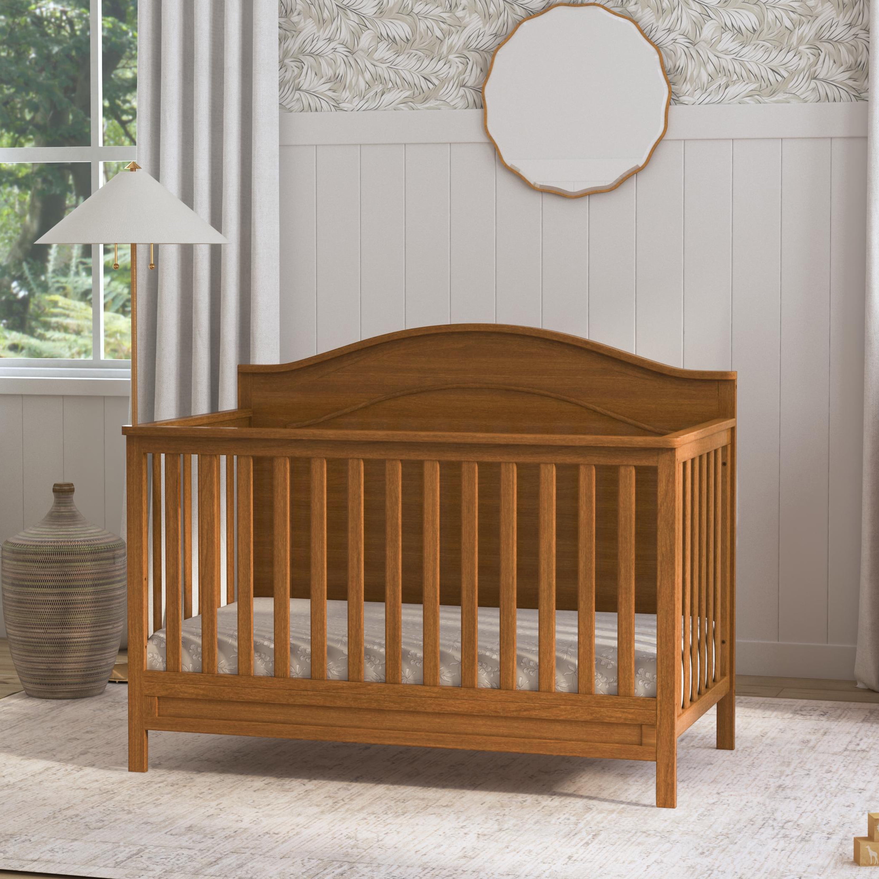 DaVinci Charlie 4-in-1 Convertible Crib, Greenguard Gold Certified, Chestnut