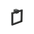 thumbnail image 1 of Ring Pull Square 2″ Cabinet Handle – Solid Sand Cast Brass Drop Pull, Satin Nickel, Brushed Brass, Polished Nickel, Black, Chrome,Modern Cabinet, Drawer, Furniture Hardware, 1 of 13