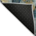 thumbnail image 7 of Dalyn Rugs Machine Washable Indoor/Outdoor Chantille Teal 1'8" x 2'6" Rug, 7 of 7