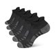thumbnail image 1 of Chenchen Men's Athletic Cushioned Cotton Socks Anti-blister Wicking Breathable Running Ankle Socks 5 Pairs, 1 of 1