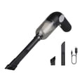 thumbnail image 1 of Aspirador de coche / 6000PA, accesorios inalámbricos para coche, aspirador de mano portátil de 120 W de potencia / apto para viajes, limpieza de coche Negro Macarena Aspiradoras de mano, 1 of 6
