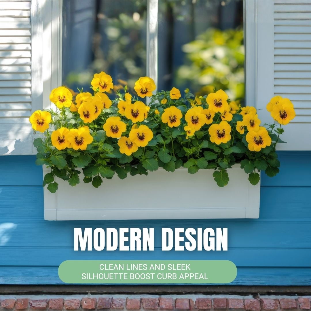 18” Flower Box – Weather-Resistant for Sheds and Playhouses