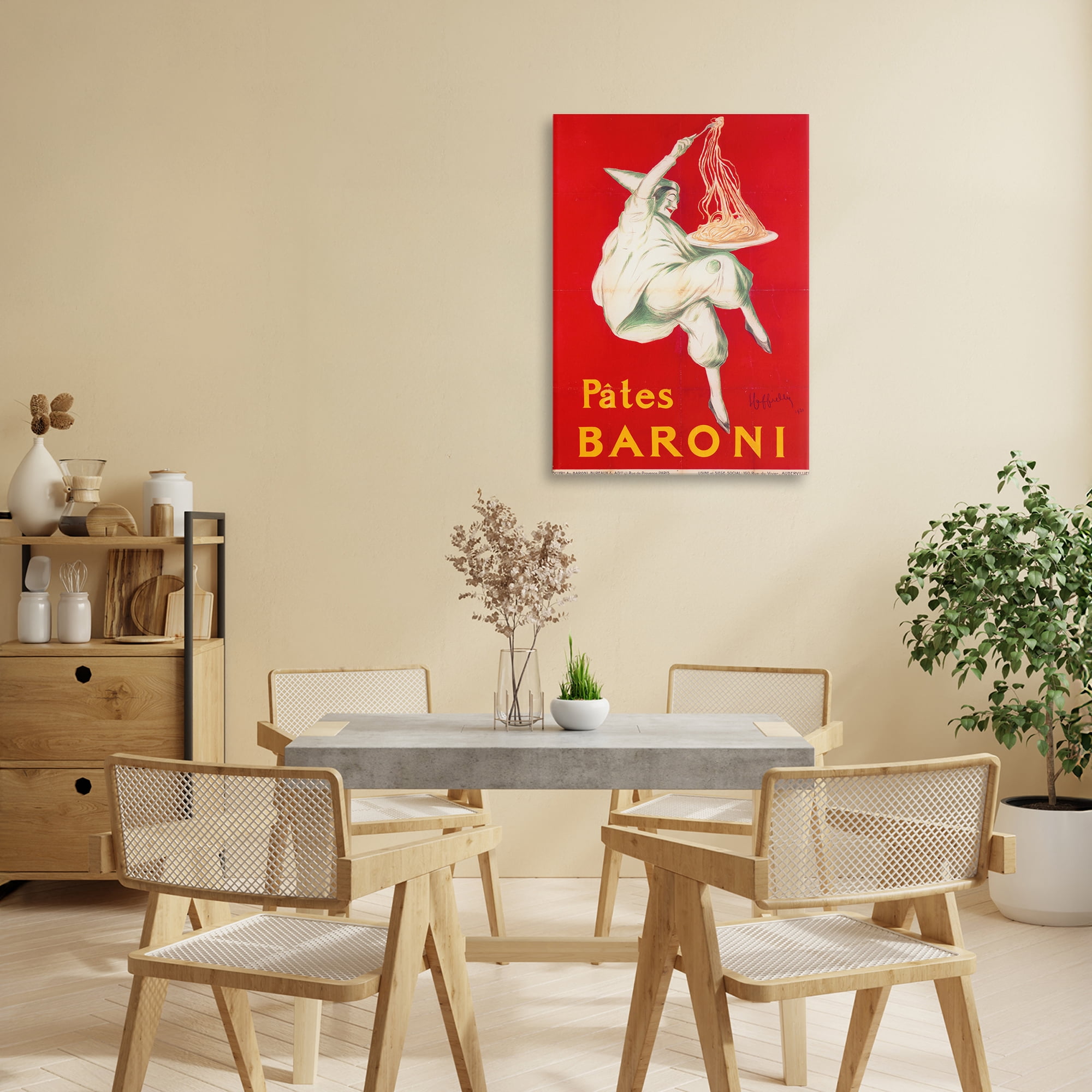 Stupell Industries Pates Baroni Advertisement Canvas Wall Art, design by Vintage Hustle