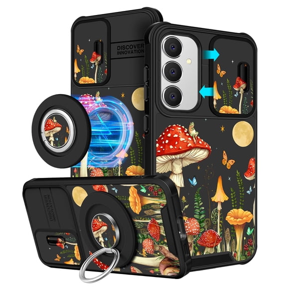 Funermei 2in1 - for Samsung Galaxy S25/S24 Case Women Cute Girls Phone Cover