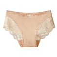 thumbnail image 4 of Yangnuo Womens Sexy Cheeky Seamless Lace Underwear Brief Underwear French Thin Perspective Mesh Lace Underwear Cropping Hip Lifting Low Waist Underwear, 4 of 4