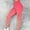 11-Pink, variant on SELONE Gym Leggings for Women Plus Plus Size High Waist Polyester Casual Pants Ankle Length Slim Fashion Clothes Hot Pink 3XL