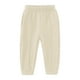 thumbnail image 2 of Gibobby Sudadera con capucha y pantalones para niño pequeños, camisa de manga larga sólida, sudaderas con capucha, conjunto de 2 uds para niños y trajes(Beige,18-24 Meses), 2 of 5