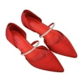 thumbnail image 4 of XY London Womens Laura Pointed Kitten Heel Court Shoes, 4 of 5