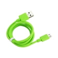thumbnail image 2 of Reiko Braided Micro Usb Data Cable 3.3 Feet In Green, 2 of 3