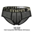 thumbnail image 4 of Xtremen Fashion Underwear 91236 Microfiber Briefs Color Black Size XL, 4 of 5