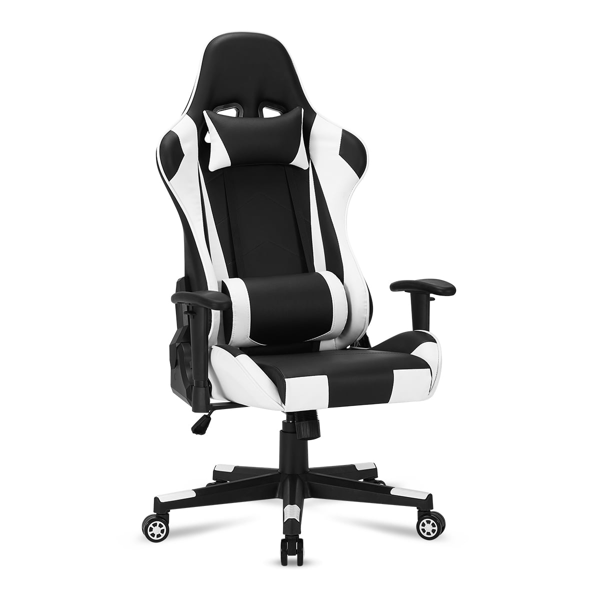 Erommy Computer Gaming Chair High Back, Height Adjustment Swivel Rocker with Headrest and
