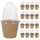 thumbnail image 1 of 25 macetas para iniciar semillas, macetas de vivero, macetas de papel con tapas de cúpula, macetas de papel para lactancia, tazas, 1 of 7