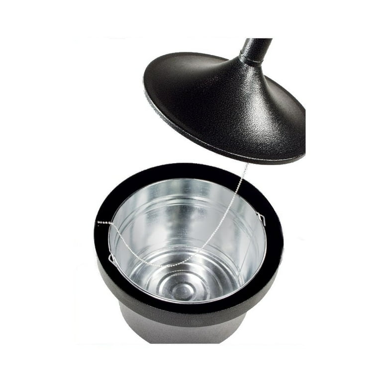Rubbermaid Commercial - Two-Piece Open Top Indoor Receptacle, Round, Satin Aluminum, 35 gal, Sold as 1 EA Rubbermaid Commercial - Two-Piece Open Top Indoor Receptacle, Round, Satin Aluminum, 35 gal, Sold as 1 EA