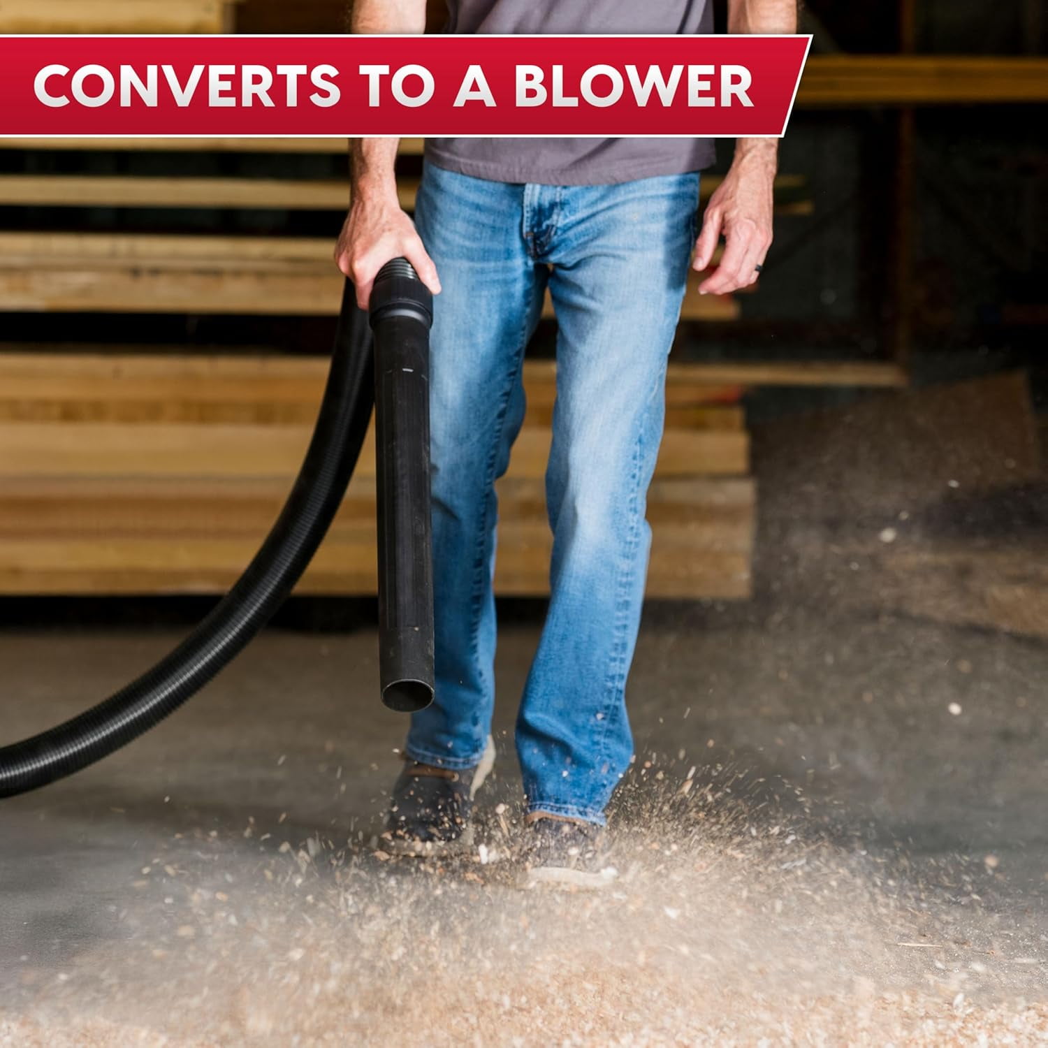 Vacmaster 12 Gallon Wet/Dry Vacuum, 5.5 Peak HP, 27ft Reach, Blower Function, 9 Accessories for Home, Garage & Car Cleaning