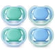 thumbnail image 1 of Chupete Philips AVENT Ultra Air 6-18 Meses, Azul/Verde, Paquete de 4, SCF244/42, 1 of 3