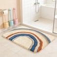 thumbnail image 5 of Tuvgenk Bath Rugs Durable Multicolor Solid Color Rectangle Doormats Bedroom Polyester Fuzzy 23.62x15.75 In, 5 of 6