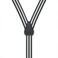 thumbnail image 3 of Suspender Store Dressy Striped Suspenders - 1-Inch Wide Elastic - Y-Back - Clip - 6 Colors & 3 Sizes, 3 of 4